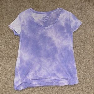 Purple and White Washed Aeropostale Tee